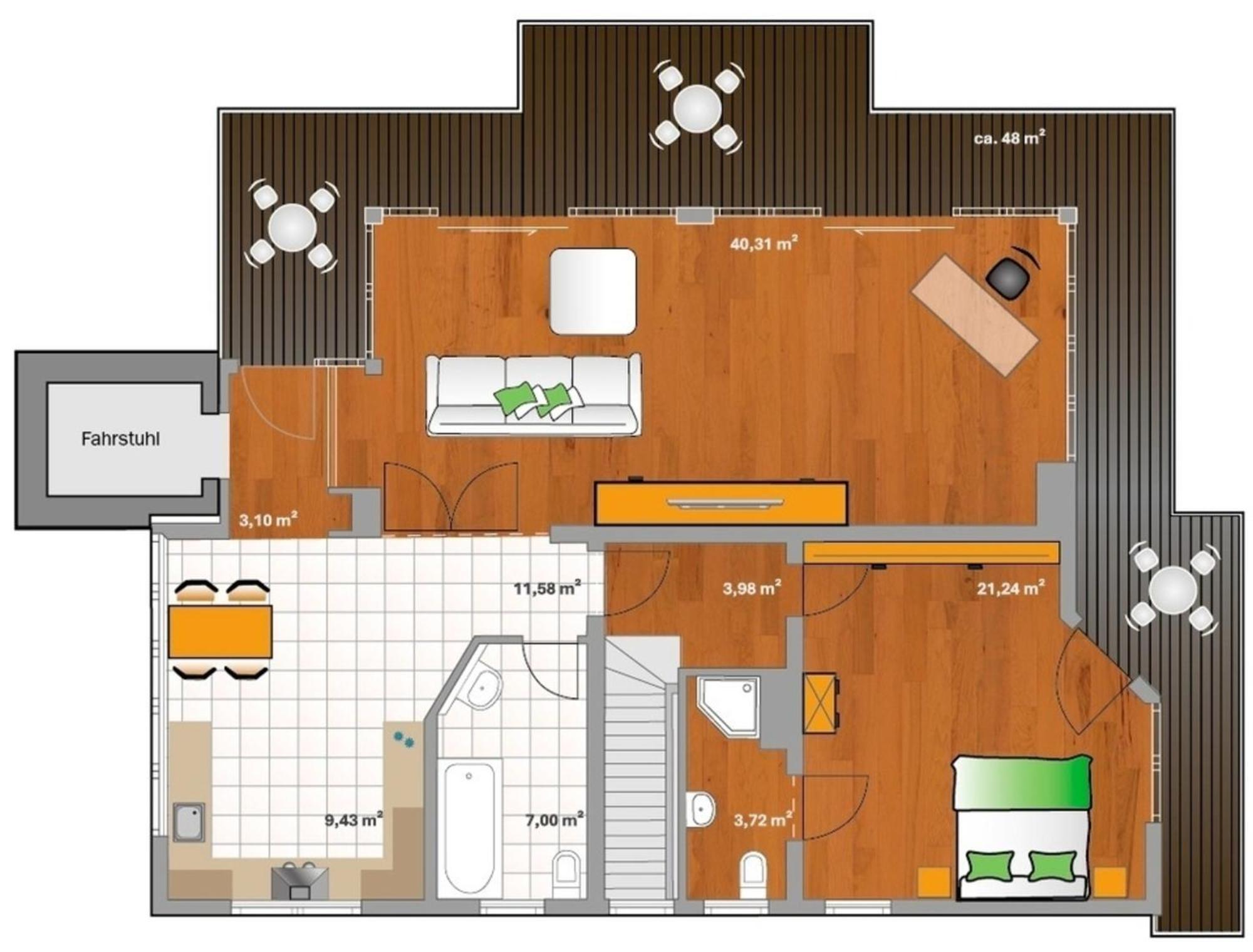 Апартаменты Ancora Marina Haus 2 Penthouse Нойштадт  Экстерьер фото